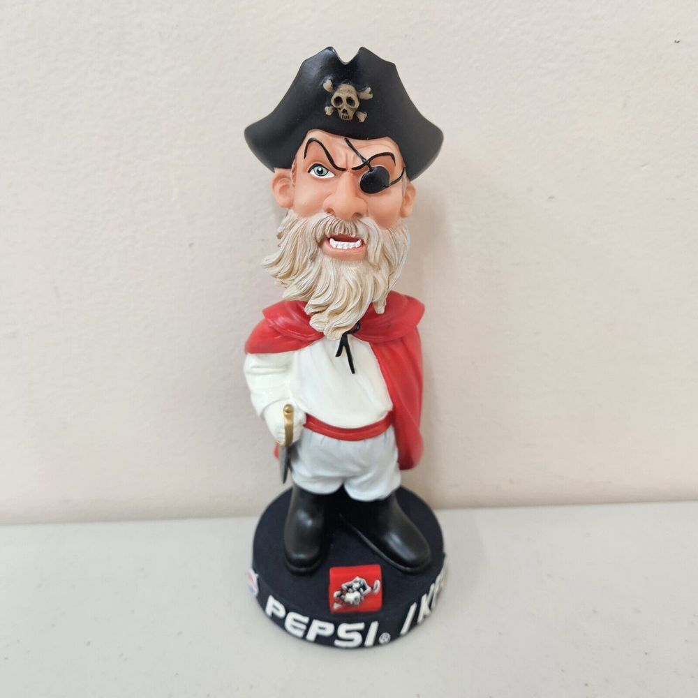 Portland Pirates Hockey‎ Mascot Salty Pete 2001 Bobble Head Pepsi KFC